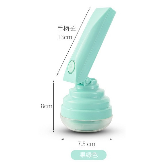 Aparat Pentru Curatat Scame, Par Si Praf, Flippy, Trimmer pentru Diferite Tipuri De Material, Cu Lame Din Otel Inoxidabil, Maner Flexibil, Incarcare Prin USB, 13x8 cm, Verde [1]