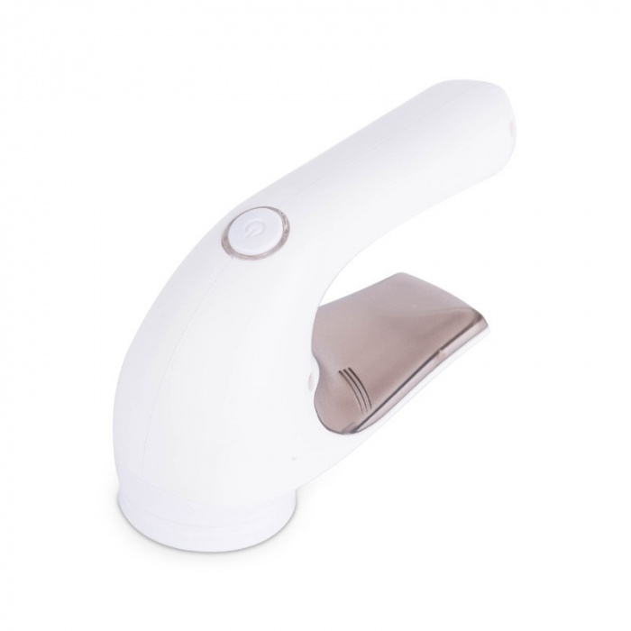 Aparat Pentru Curatat Scame, Par Si Praf, Flippy, Trimmer pentru Diferite Tipuri De Material, Cu Lame Din Otel Inoxidabil, Maner Ergonomic, Incarcare Prin USB, 15x6x9 cm, Alb [1]
