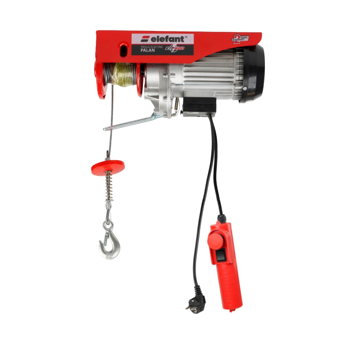 Troliu electric (palan electric) ELEFANT ETP500, 1020 W, 500 kg [1]