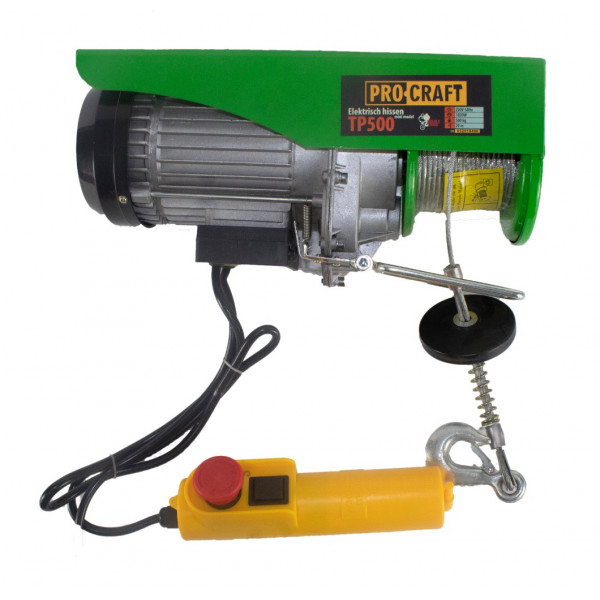 Troliu electric palan Procraft TP500, 1020W, cu kit montare Greutate 500kg [1]