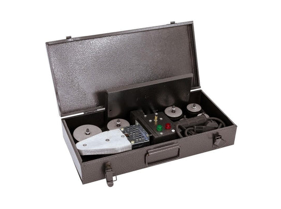 Trusa de lipit tevi DDT PP-R 20-63, cutie metalica, 6 accesorii, 600 W [1]