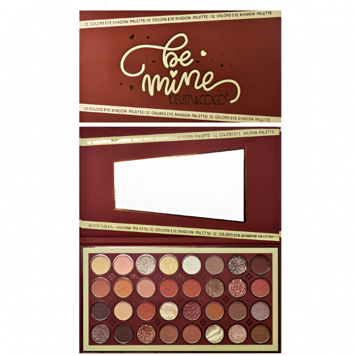 Trusa de Machiaj, KEVIN &amp; COCO, Be Mine, 32 culori, 25.7 x 14.3 x 1.2 cm [1]