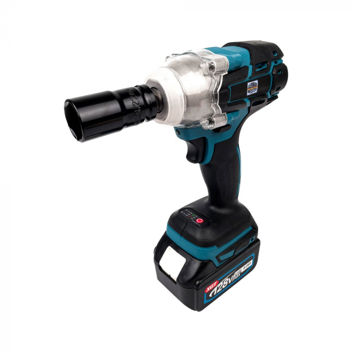 Trusa German Meister Autofiletanta + Flex + Rotopercutor + Masina cu impact, cu 2 acumulatori, 128V, 6 ah [5]