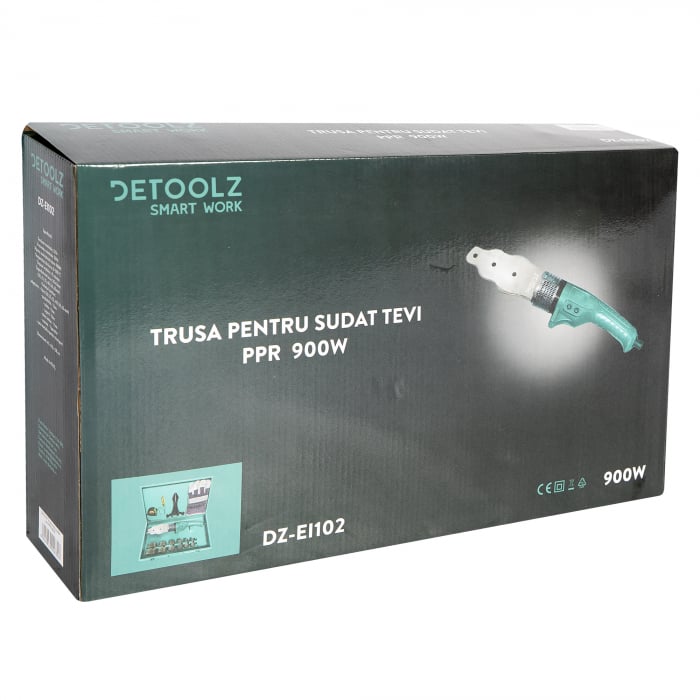 Trusa pentru sudat tevi PPR Detoolz 900W [5]