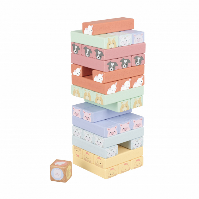Turnul instabil cu animale de ferma, Orange Tree Toys [1]