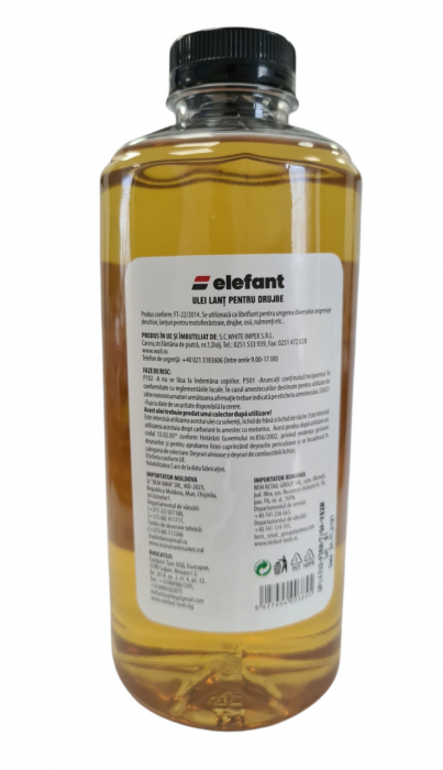 Lichidare Ulei 1L, L150 pentru lant de drujbe, Elefant [2]