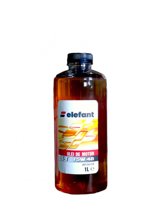 ULEI 4T SAE 15W40 API SG/CD 1L, Elefant [1]