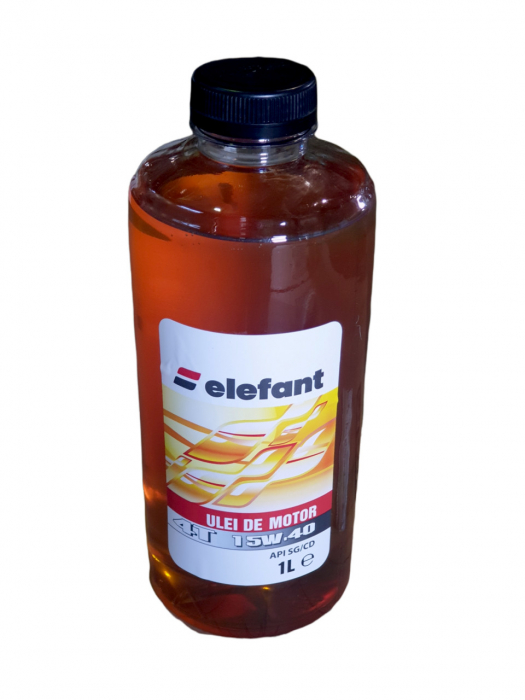 ULEI 4T SAE 15W40 API SG/CD 1L, Elefant [2]