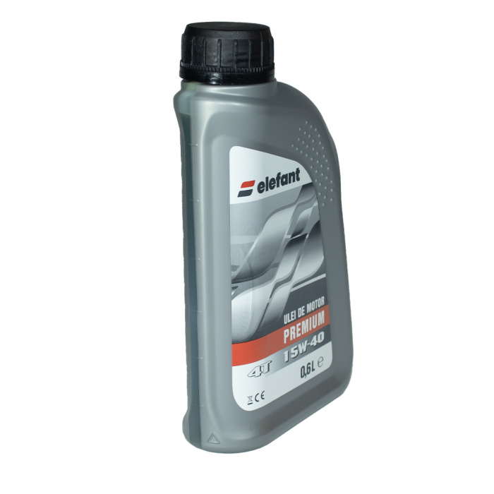 ULEI PREMIUM 4T, 15W40 GRI, 0.6L, ELEFANT [2]