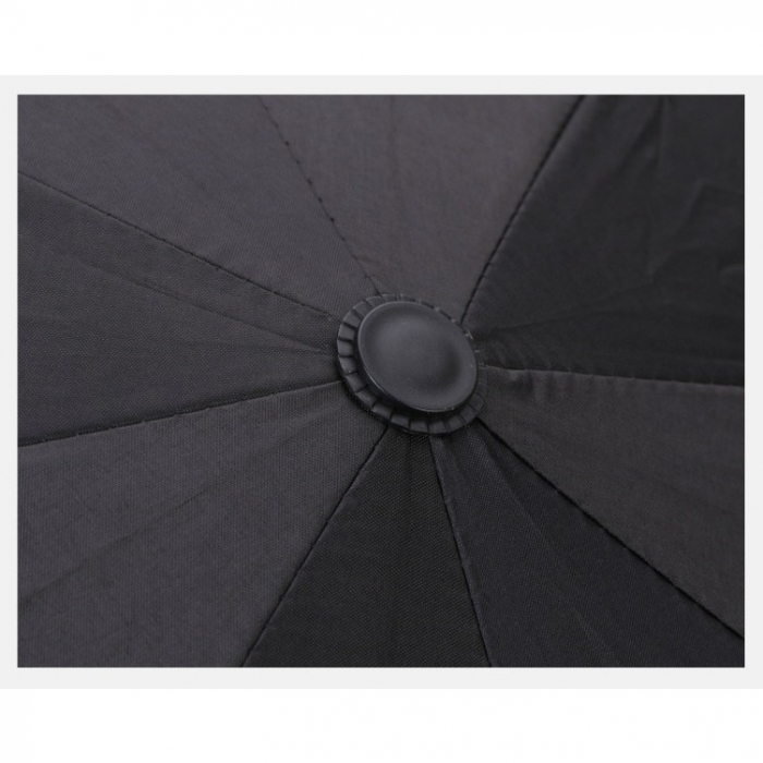 Umbrela, Flippy, Protectie UV Soare, Protectie Ploaie, Pliabila, din Vinil si Otel, 96 x 67 cm, Negru [3]