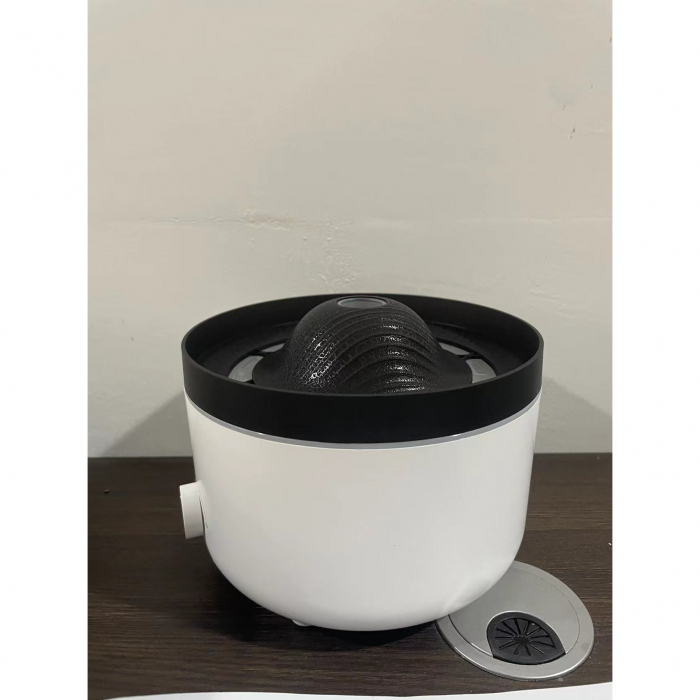 Umidificator de tip vulcan, Flippy, cu aromaterapie, cu telecomanda, 560 ml, model V21A, alb [9]