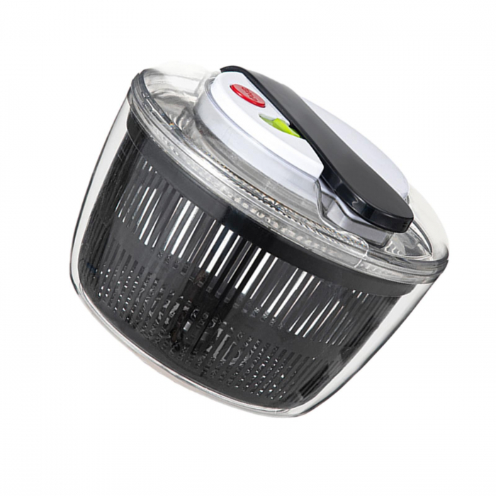 Lichidare Uscator Manual pentru Salata si Verdeturi, Flippy, Plastic, 16x15x21 cm, Capacitate 3L, Negru [6]