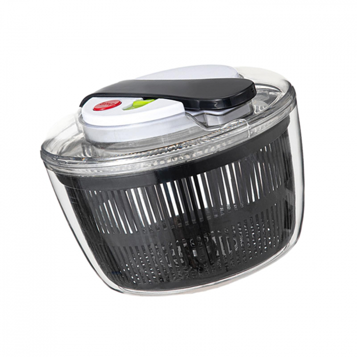 Lichidare Uscator Manual pentru Salata si Verdeturi, Flippy, Plastic, 16x15x21 cm, Capacitate 3L, Negru [7]