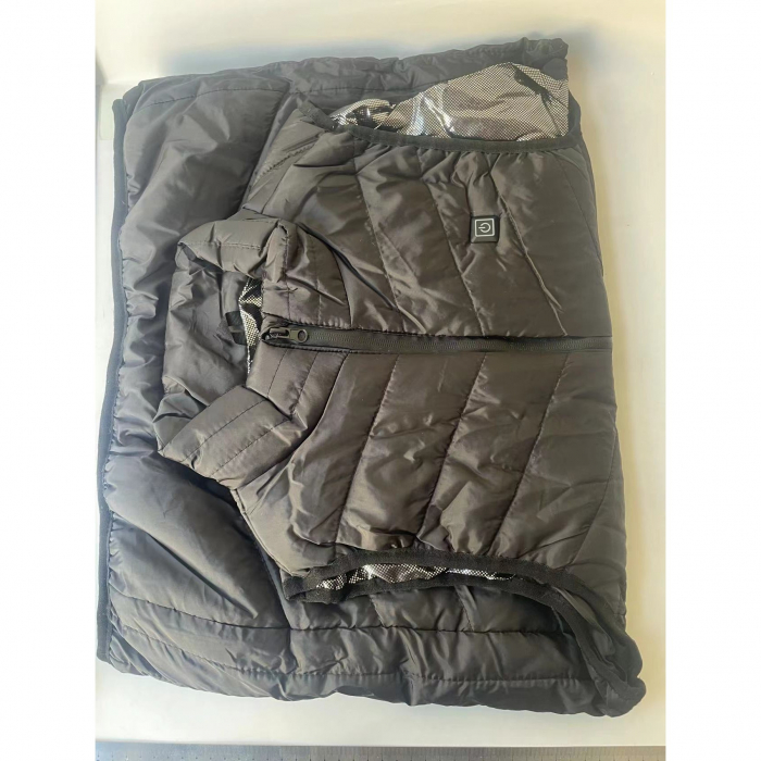 Lichidare Vesta Inteligenta Incalzita, Flippy, Unisex, 2 Zone de Incalzire, Umplutura Bumbac, 3 Trepte de Temperatura, Incarcare USB, Negru, sub 100 kg, Marime S [12]