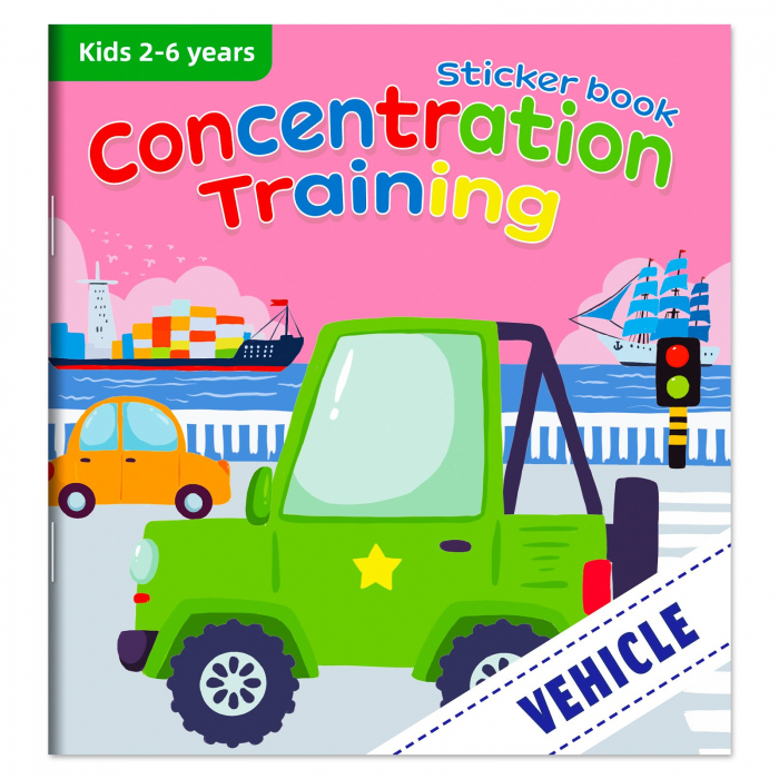 volume de carte de autocolante pentru produse noi transfrontaliere Amazon, care se concentrează pe autocolante de dezvoltare potențială, comoara de iluminare a copiilor Cartea educatie prescolar + DB0 [4]