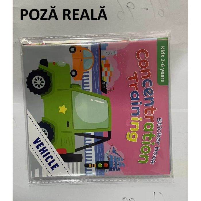 volume de carte de autocolante pentru produse noi transfrontaliere Amazon, care se concentrează pe autocolante de dezvoltare potențială, comoara de iluminare a copiilor Cartea educatie prescolar + DB0 [7]