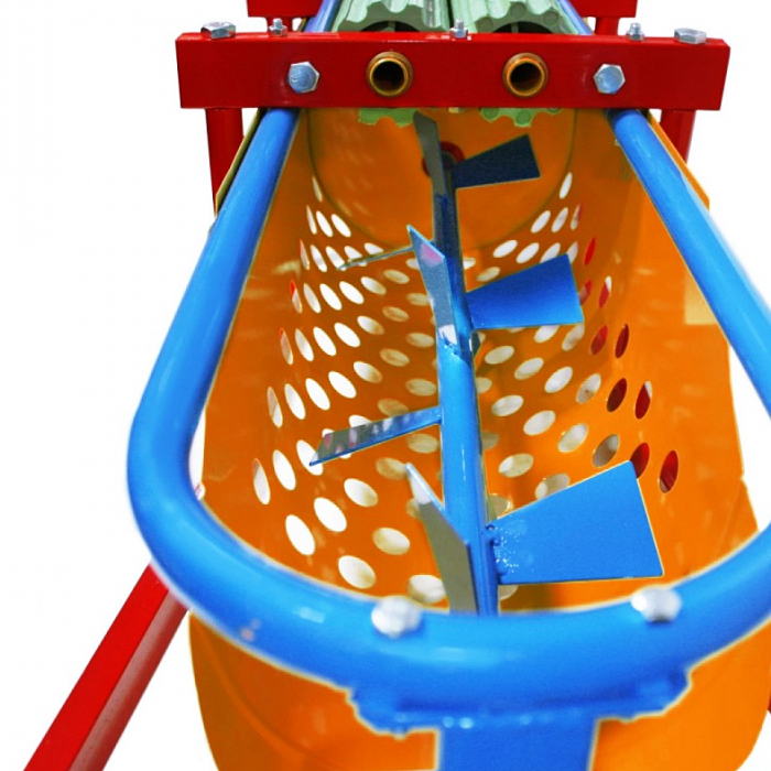 Zdrobitor desciorchinator manual de struguri Micul Fermier, cuva 20 litri, 300 kg/h + Foarfeca vie YETI [6]