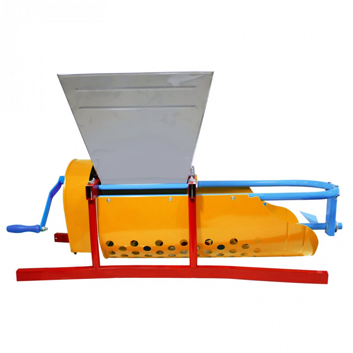 Zdrobitor desciorchinator manual de struguri Micul Fermier, cuva 20 litri, 300 kg/h + Foarfeca vie YETI [2]