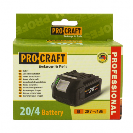 Acumulator PROCRAFT 20V 4Ah [2]
