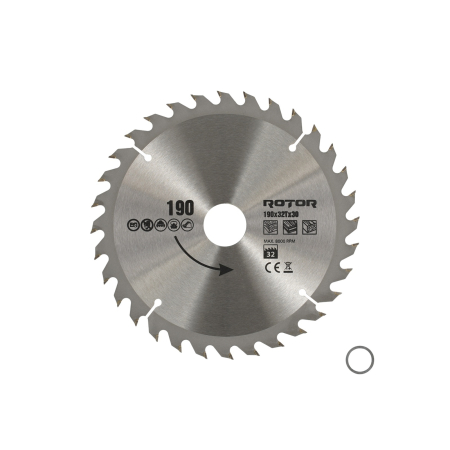 Consumabile, piese și accesorii - 190X30 32T disc de taiat lemnul ROTOR