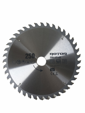 Consumabile, piese și accesorii - 250X32 40T disc de taiat lemnul ROTOR