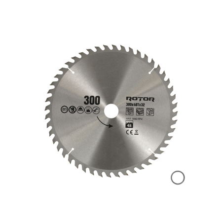Consumabile, piese și accesorii - 300X32 48T disc de taiat lemnul ROTOR