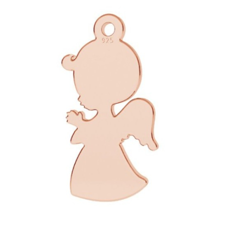 Bijuterii argint - Martisor Bratara Argint 925, Jolie, Model Ingeras, Martisor de 1 Martie, cu Snur Rosu, Argintiu