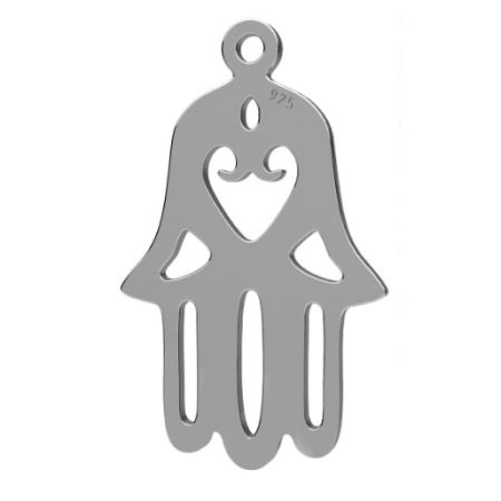 Bijuterii argint - Martisor Bratara Argint 925, Jolie, Model Mana, Martisor de 1 Martie, cu Snur Rosu, Argintiu