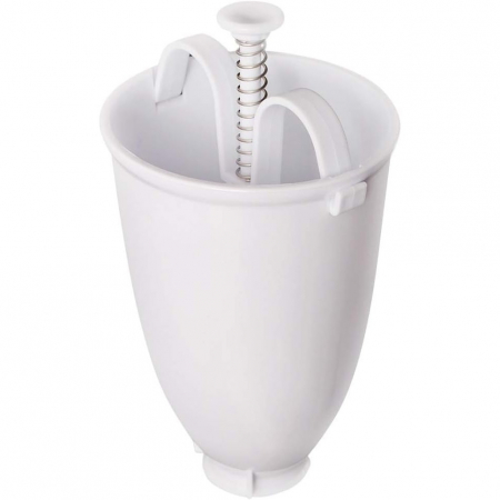 Dispensere / dozatoare - Lichidare Accesoriu de Bucatarie pentru Gogosi, Flippy, Dozator pentru Aluat, Dispozitiv Manual, Forma de Gogosi, pentru Gatit, 18x10x10 cm, Alb