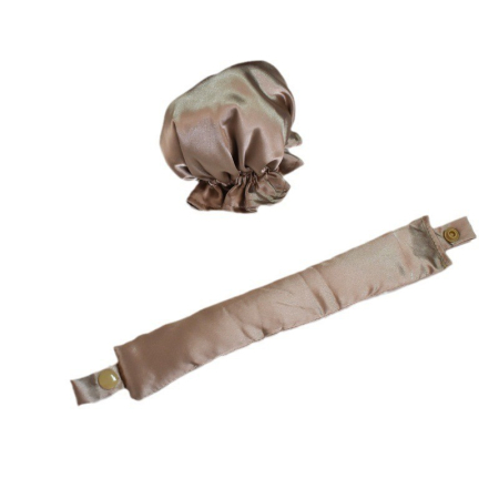 Ingrijire par si Accesorii - Accesoriu de Ondulat Parul, Flippy, fara Caldura, din Poliester, Manual, Prin Rasucire, 29 x 4 cm, Gri