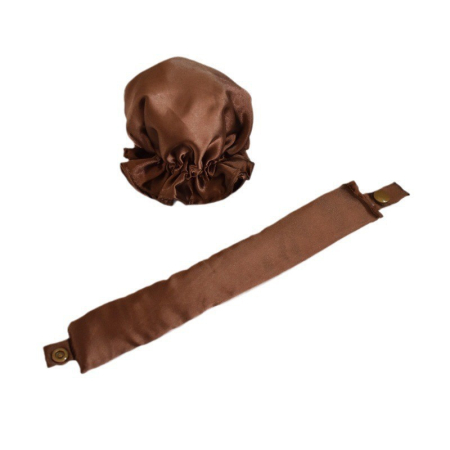 Ingrijire par si Accesorii - Accesoriu de Ondulat Parul, Flippy, fara Caldura, din Poliester, Manual, Prin Rasucire, 29 x 4 cm, Maro