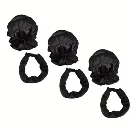 Accesoriu de Ondulat Parul, Flippy, fara Caldura, din Poliester, Manual, Prin Rasucire, 29 x 4 cm, Negru [2]