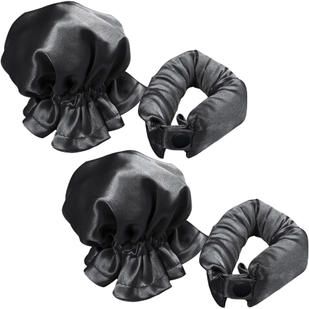 Accesoriu de Ondulat Parul, Flippy, fara Caldura, din Poliester, Manual, Prin Rasucire, 29 x 4 cm, Negru [1]