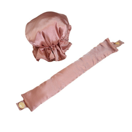 Ingrijire par si Accesorii - Accesoriu de Ondulat Parul, Flippy, fara Caldura, din Poliester, Manual, Prin Rasucire, 29 x 4 cm, Roz