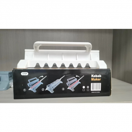 Preparare sushi / kebab / salate - Accesoriu pentru Kebab, Flippy, Alb