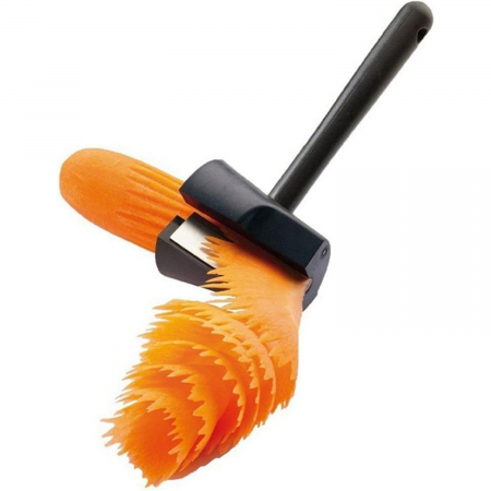 Pentru Casa si Camping - Accesoriu pentru Taiat in Forma de Spirala, Flippy, Multifunctional pentru Legume, Cutit pentru Spirale, 16x5.5 cm, Negru