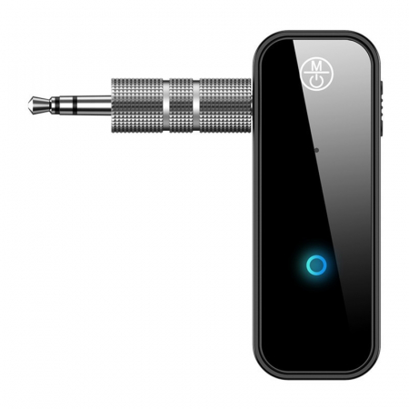 GSM - Adaptor audio auto Flippy Bluetooth B46, Jack 3.5mm, negru