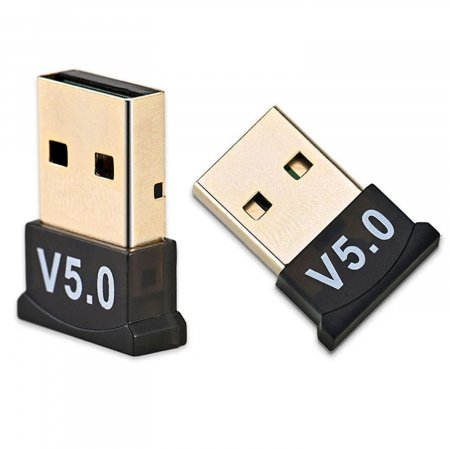 Adaptor Bluetooth, Flippy, 5.0, Wireless, pentru PC/Laptop, Interfata USB, 20 mbps, Negru [6]