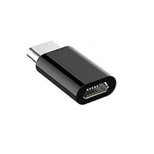 Adaptor micro USB (mama) to Type-C(tata) cu Agatatoare Breloc inclusa, Negru [4]