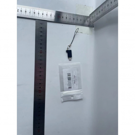 Adaptor Type C (mama) to Lightning (tata) cu Agatatoare Breloc inclusa, Negru [4]