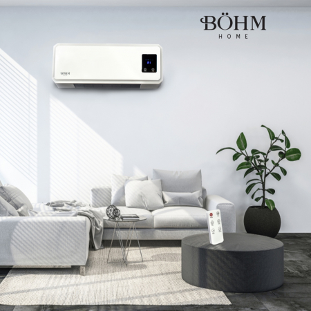 Aeroterma de perete BH2000 BoHM , doua trepte de putere 1000/2000W, Timer 1-12 H , suprafata de incalzire 20-25 m² [2]