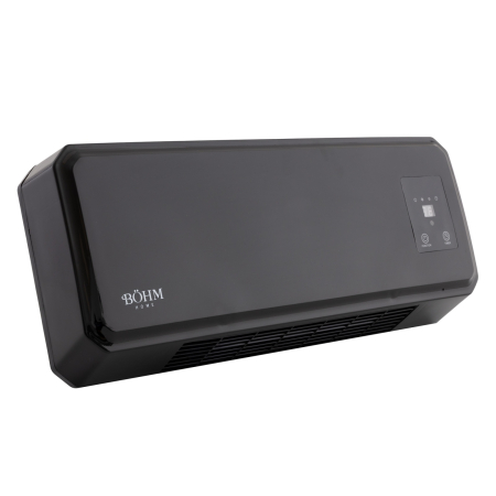 Aeroterma de perete cu display si telecomanda BoHM BH2000BL, 20–25 m², 1000W-2000W [2]