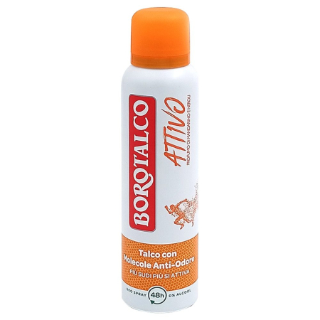 Sub 99 Lei - Antiperspirant Deodorant, Borotalco, 150 ml 48H Active Mandarina Neroli