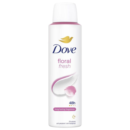 Îngrijire personală și cosmetice - Antiperspirant Deodorant, Dove, 150 ml Floral Fresh