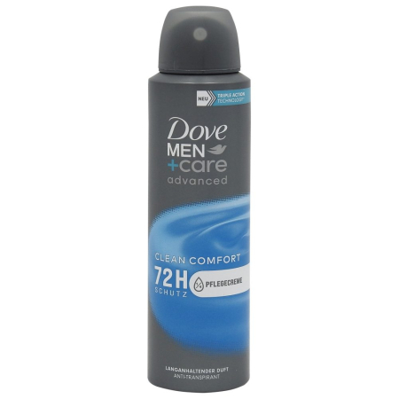 Îngrijire personală și cosmetice - Antiperspirant Deodorant, Dove, 150 ml Men Advanced Care Clean Comfort