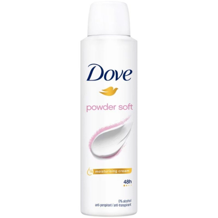 Îngrijire personală și cosmetice - Antiperspirant Deodorant, Dove, 150 ml Powder Soft
