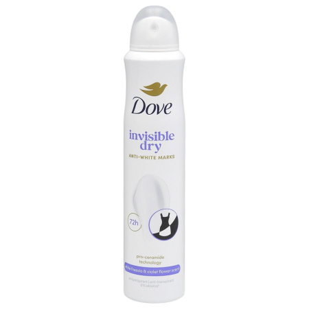 Sub 99 Lei - Antiperspirant Deodorant, Dove, 200 ml Invisible Dry 72H