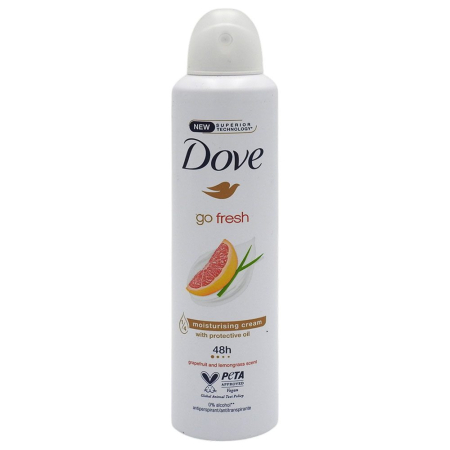 Parfumuri și deodorante - Antiperspirant Deodorant, Dove, 250 ml Go Fresh Grapefruit si Lemongrass