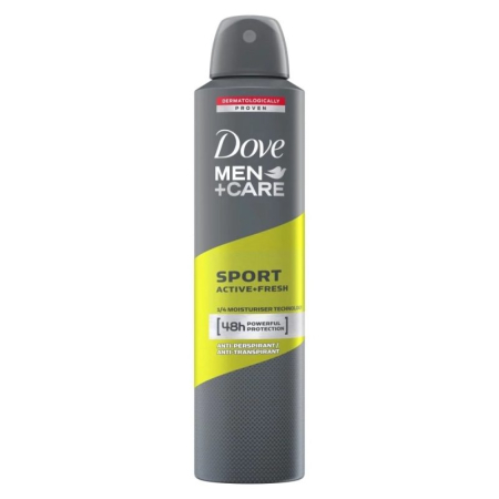Sub 99 Lei - Antiperspirant Deodorant, Dove, 250 ml Men Sport Active Fresh