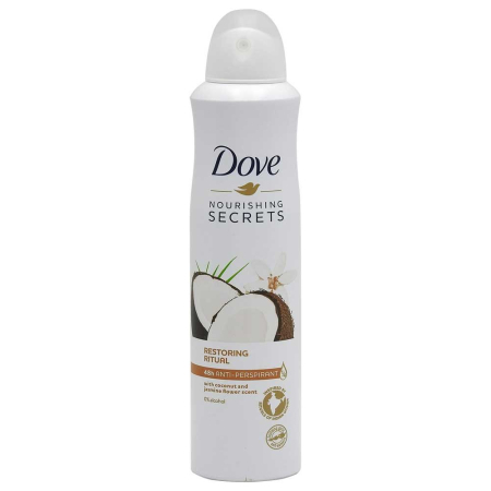 Îngrijire personală și cosmetice - Antiperspirant Deodorant, Dove, 250 ml Restoring Ritual Coconut